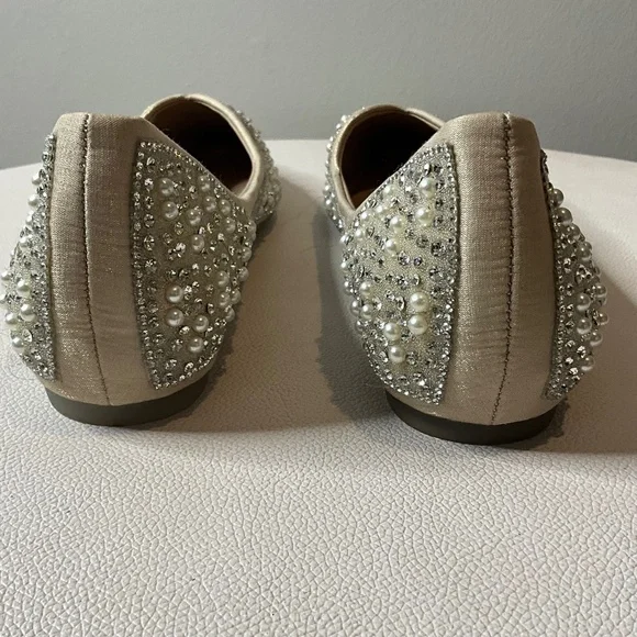 **Rhinestone Studded Ballet Pointed Flats** - Picture 5 of 6